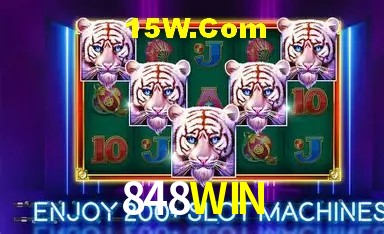 Tela de boas-vindas e lobby de jogos do aplicativo 848WIN